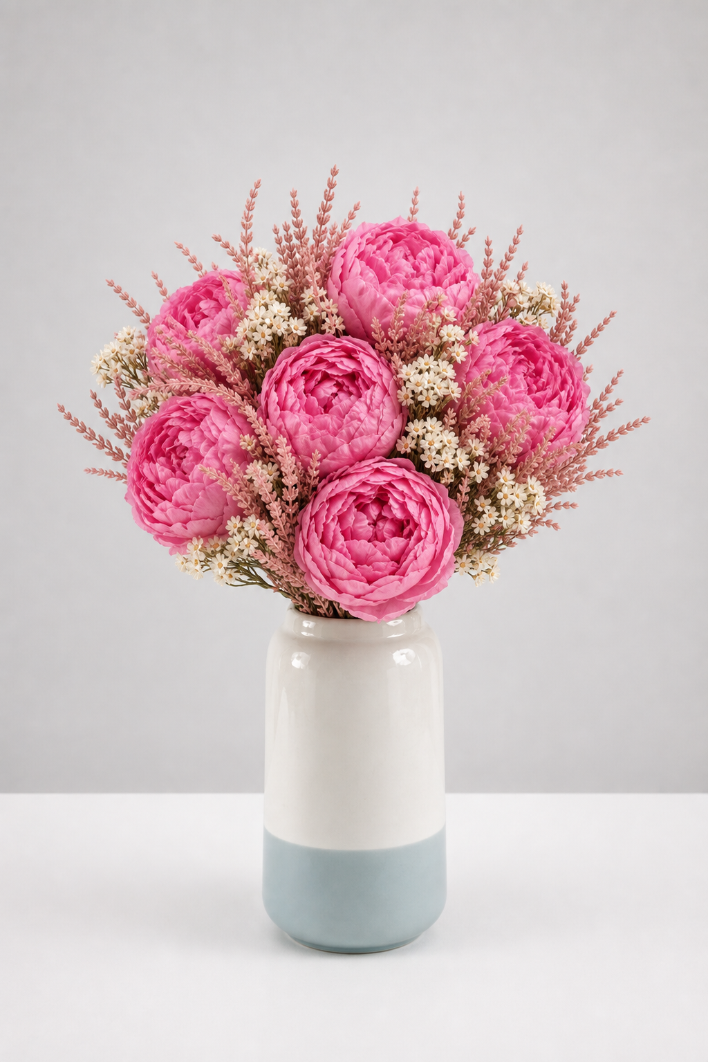 Peony Pink Desk Arrangement