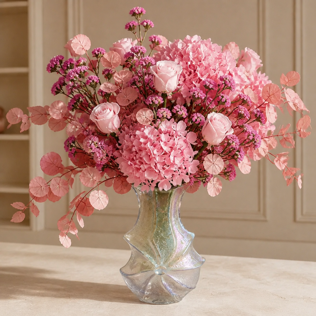 Rose Light Pink Reception Arrangement
