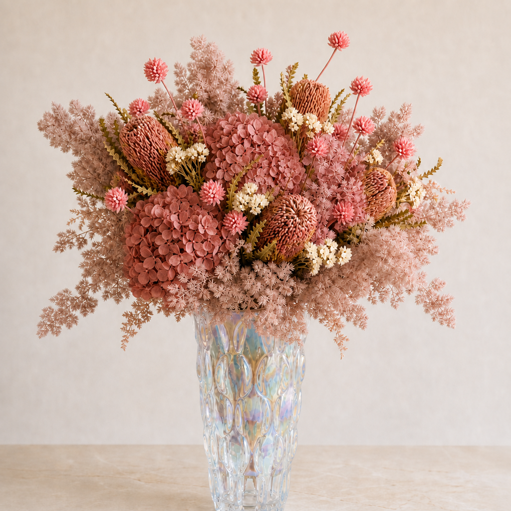 Banksia Light Pink Housewarming Arrangement
