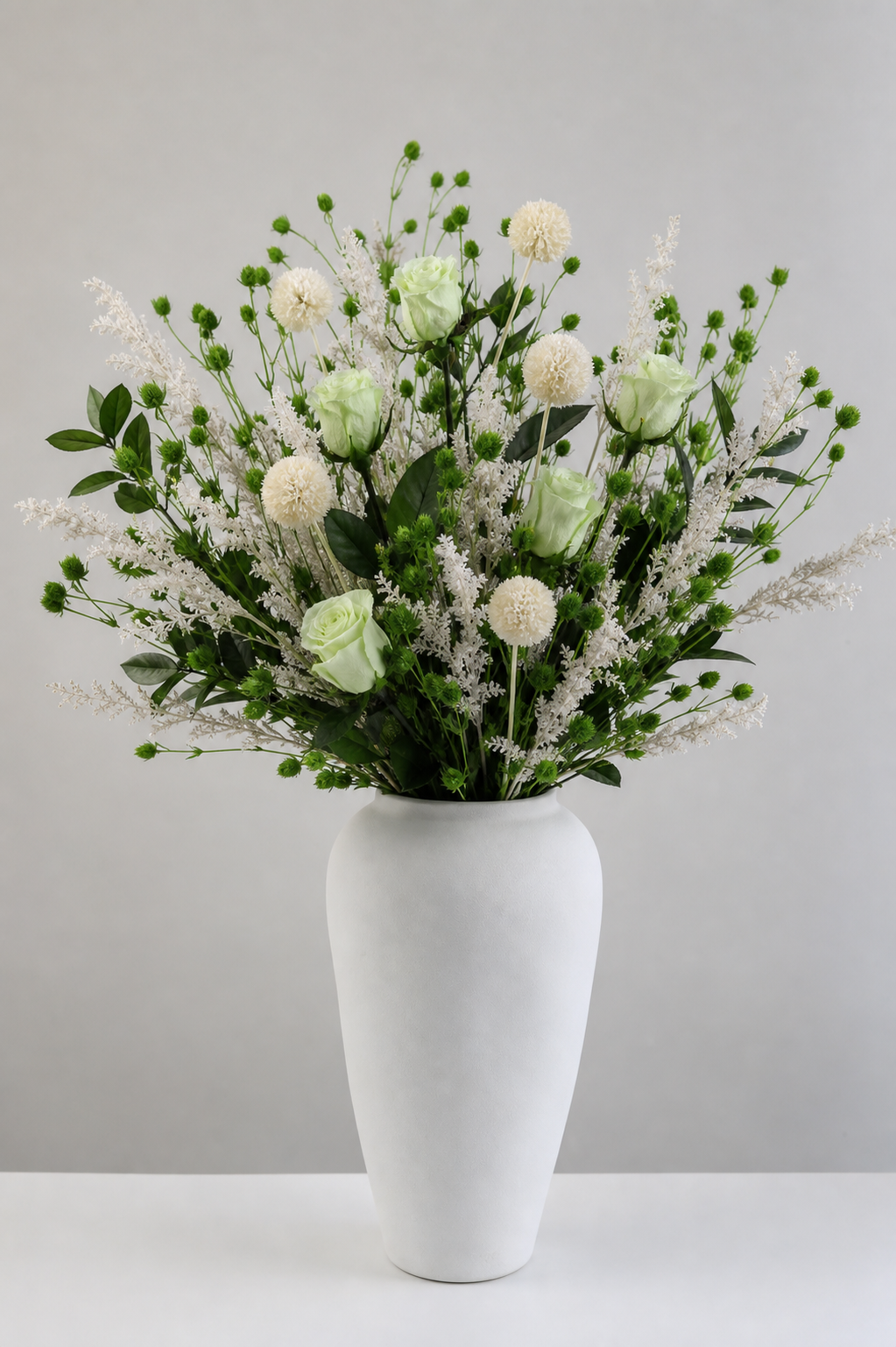 Rose Pale Green Retail Arrangement