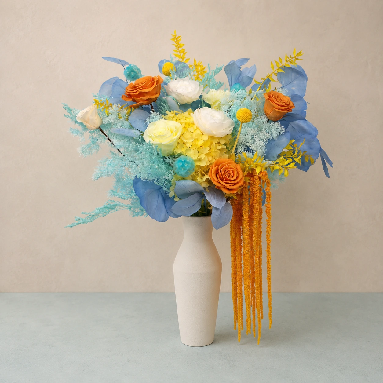 Azure & Amber Bouquet
