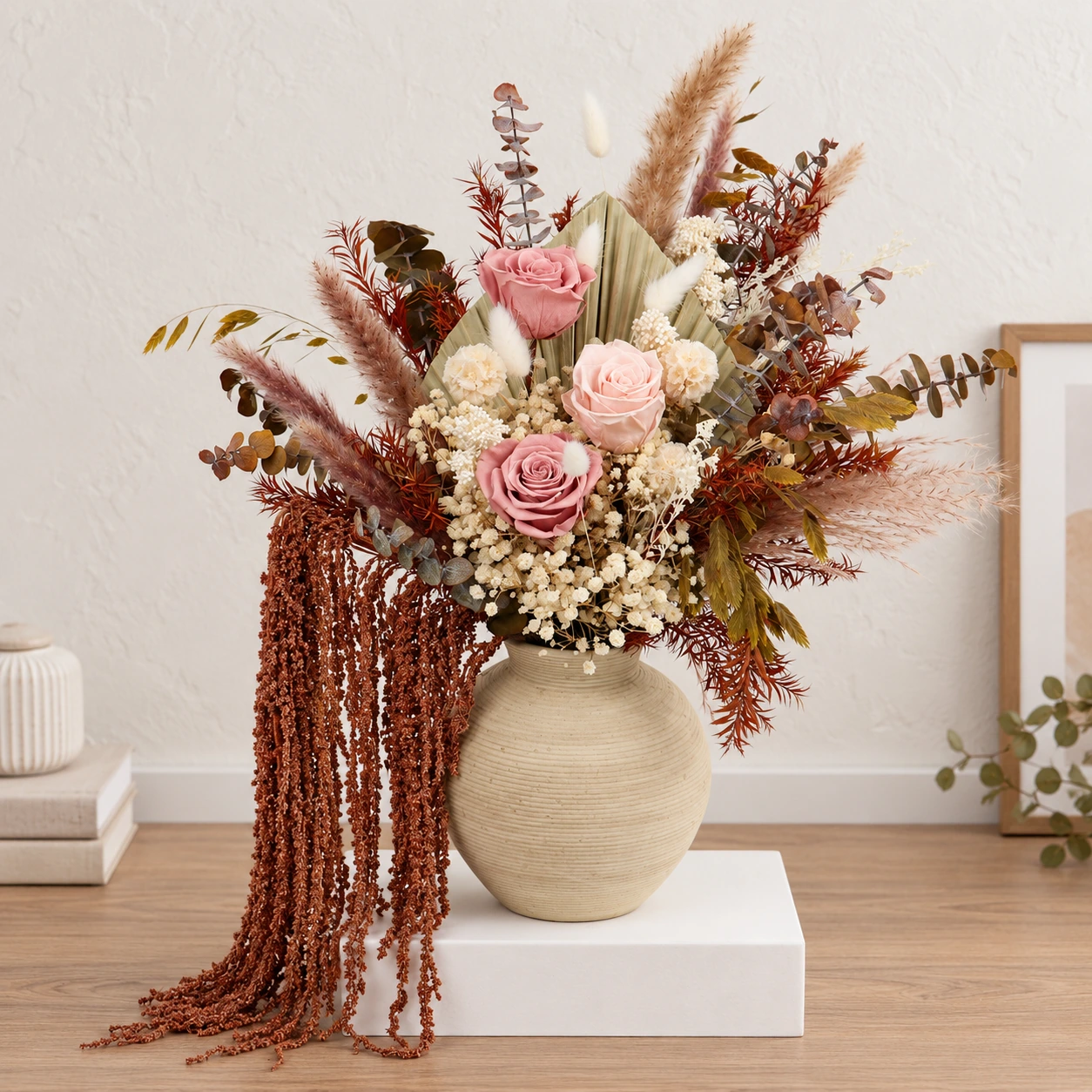 Blush & Copper Dried Bouquet
