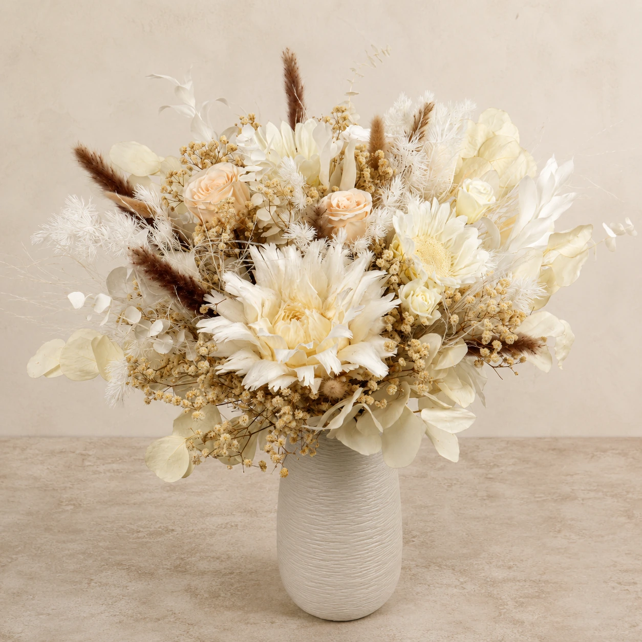 Champagne Ivory Grand Bouquet