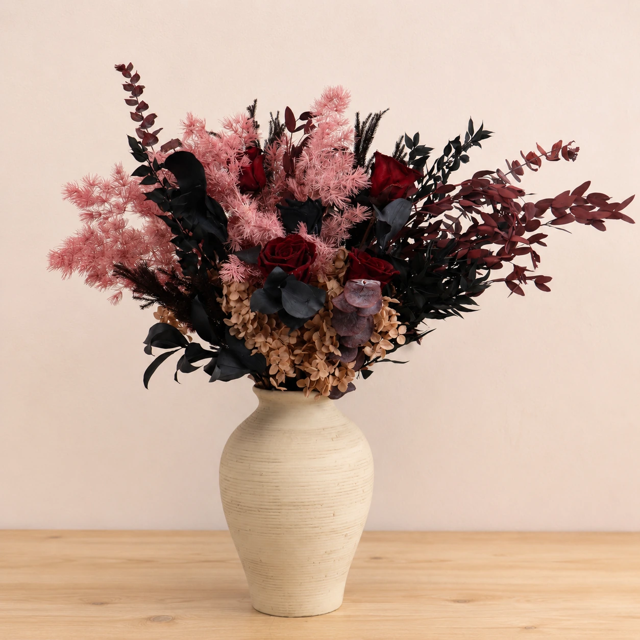 Dusty Rose Noir Bouquet