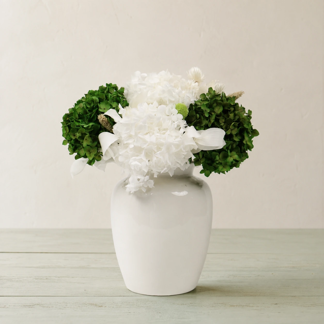 Ivory Hydrangea Petite Bouquet