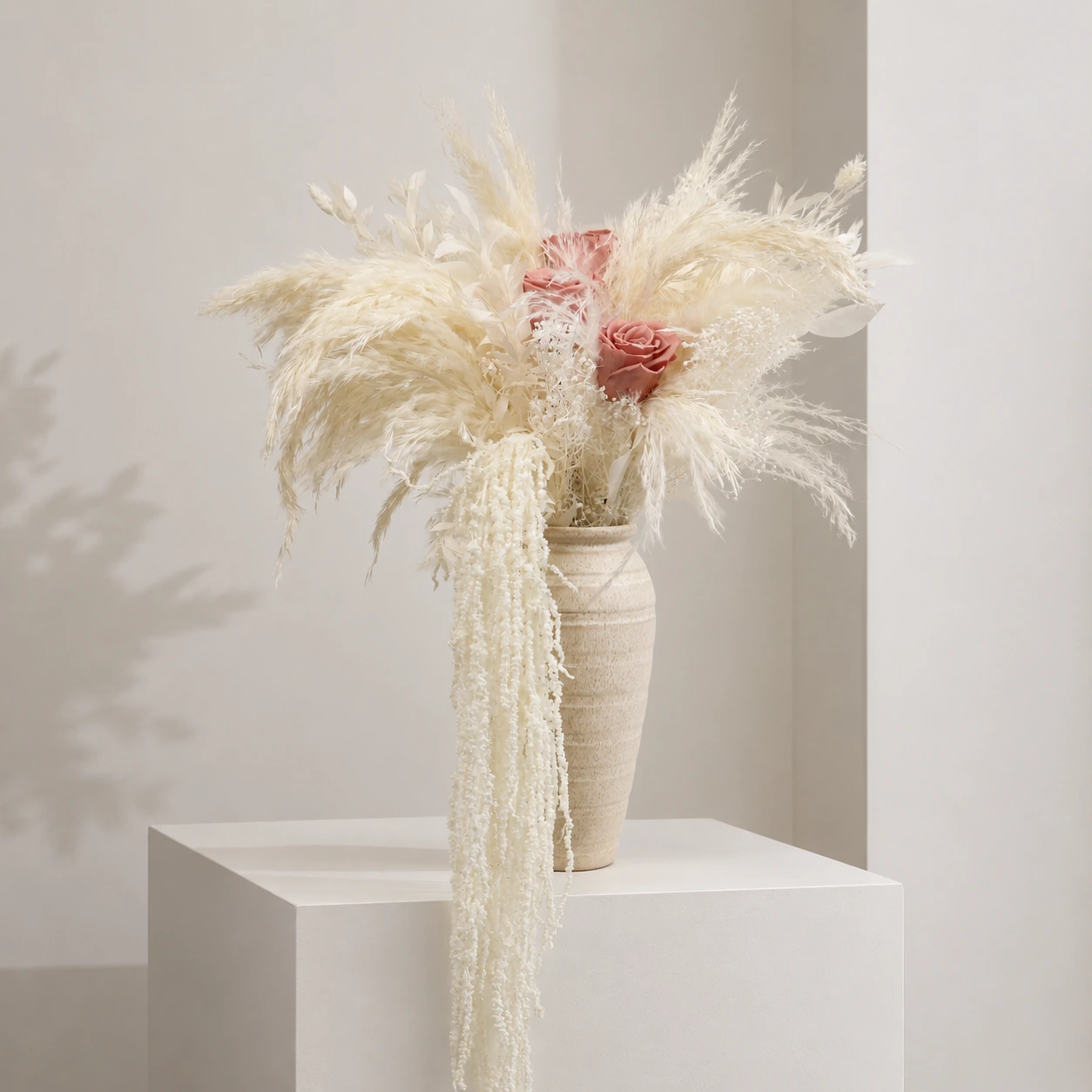 Ivory Pampas Cloud Bouquet