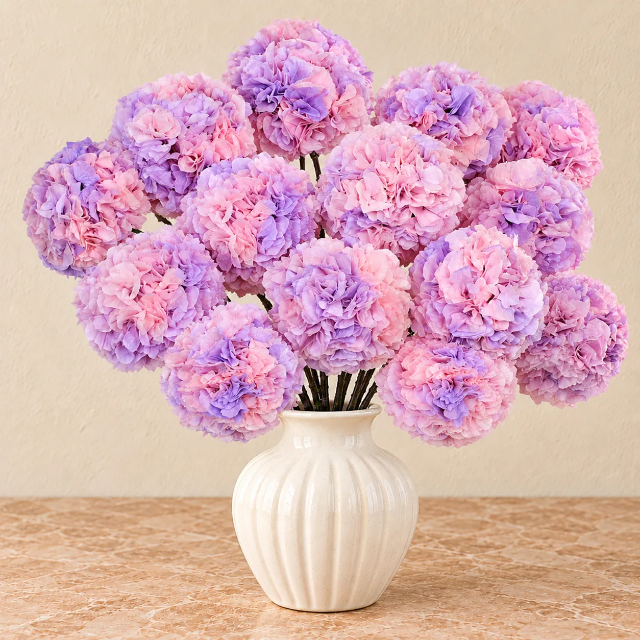 Lavender Pink Hydrangea Stems — a bundle of 14 stems