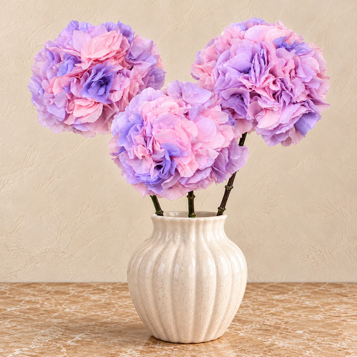 Lavender Pink Hydrangea Stems — a bundle of 3 stems