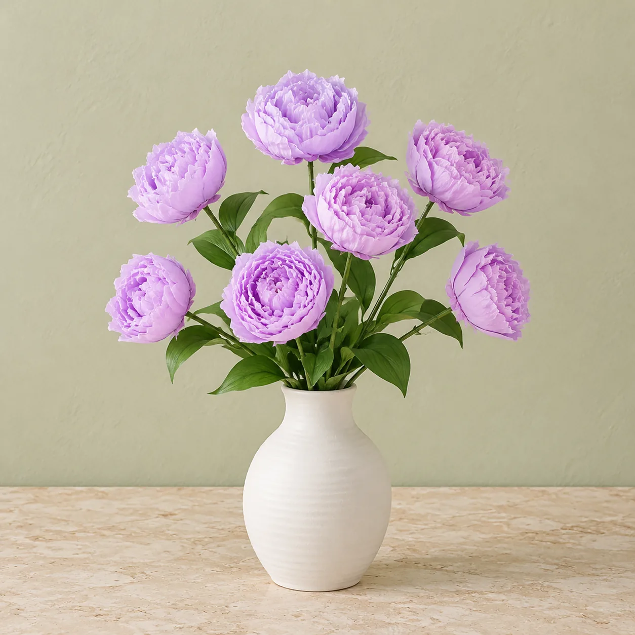 Lilac Peony Stems