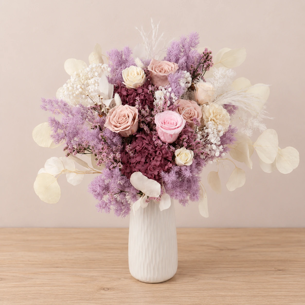 Mauve & Cream Bouquet