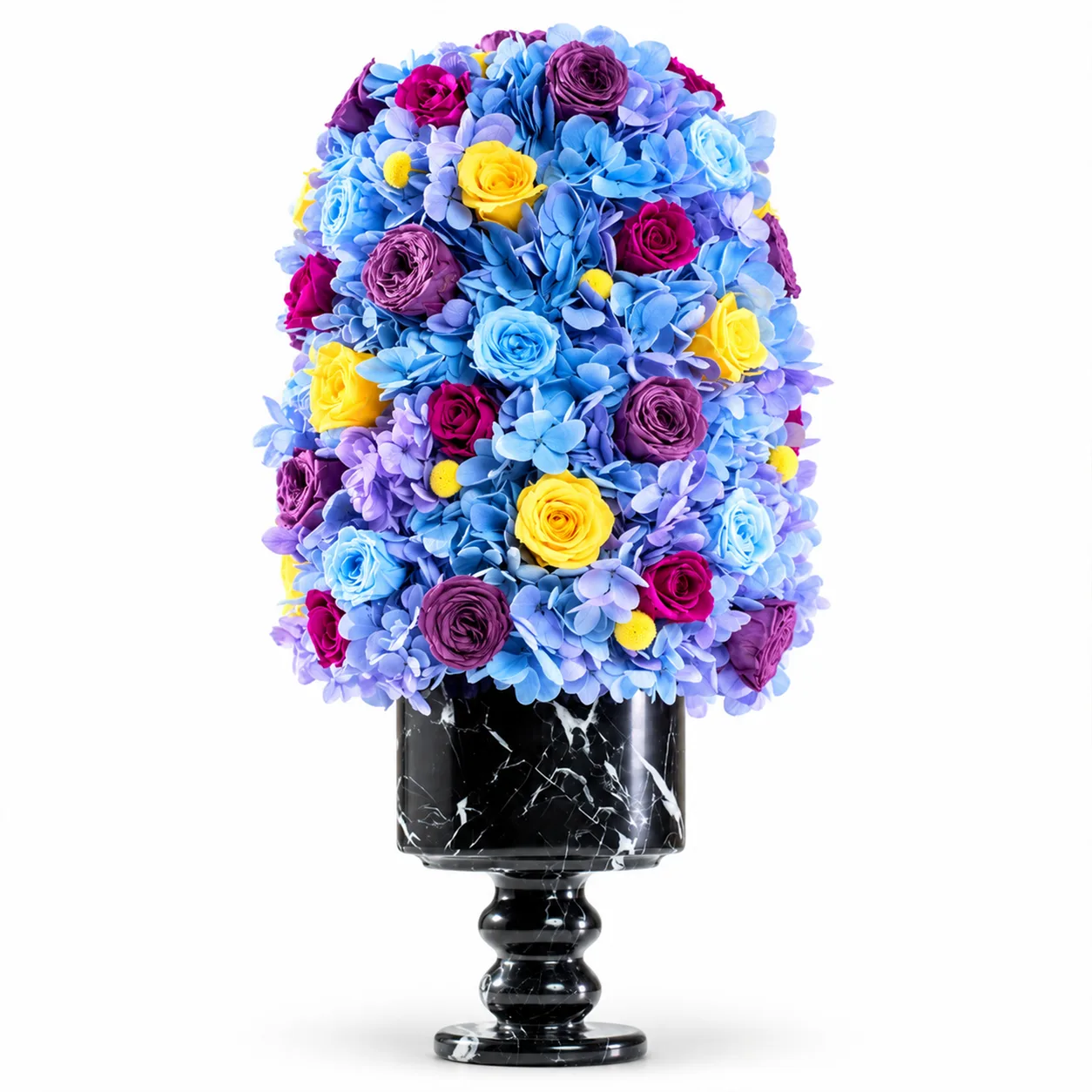 Midnight Blue Marble Arrangement