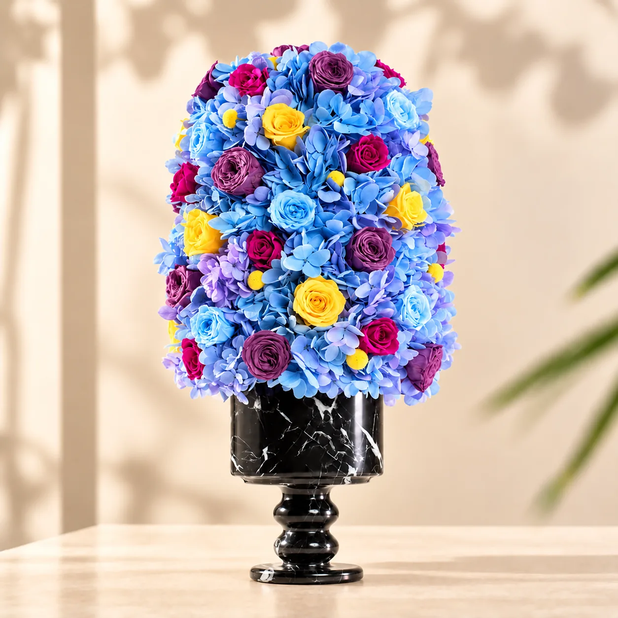 Midnight Blue Marble Arrangement