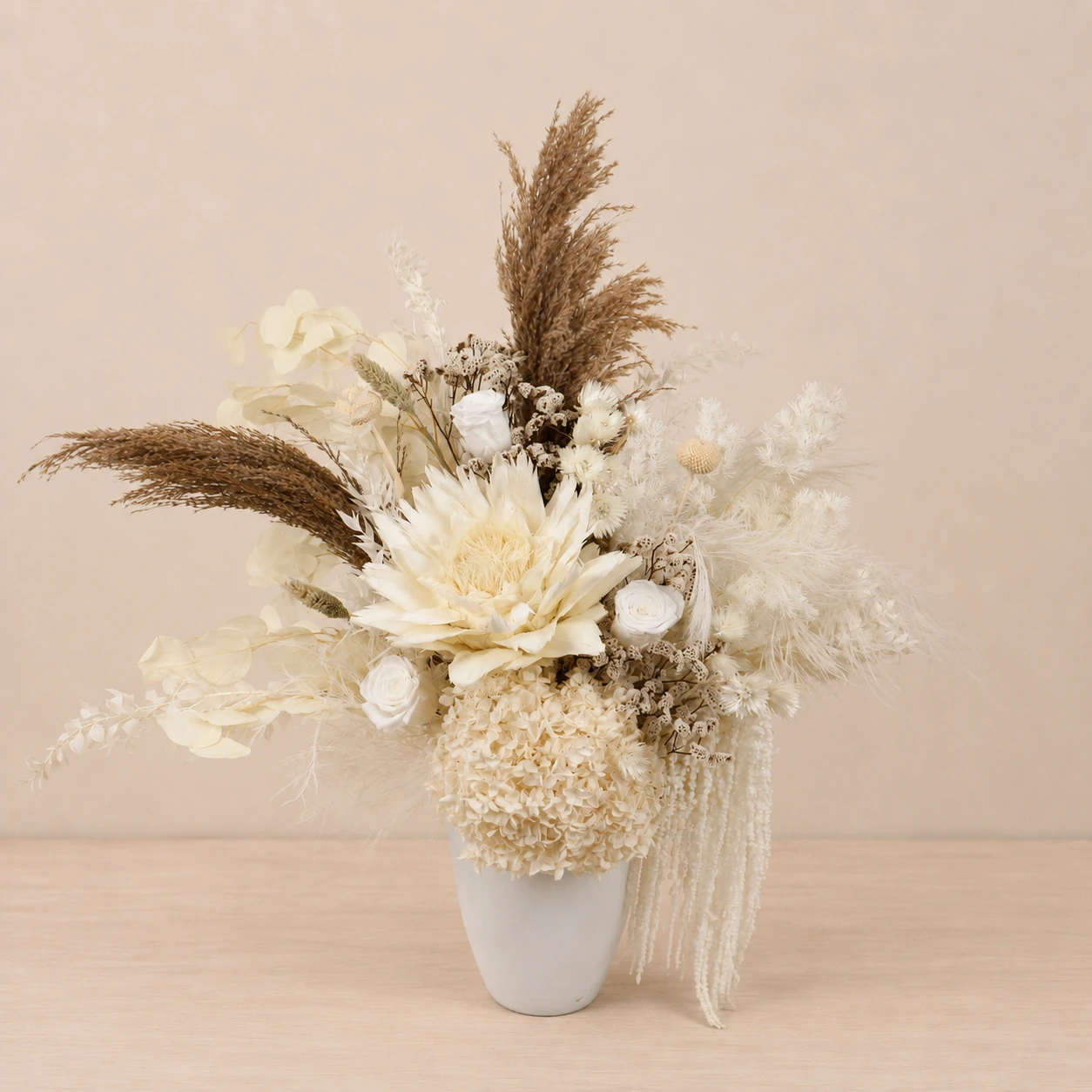 Pampas Cream Grand Bouquet