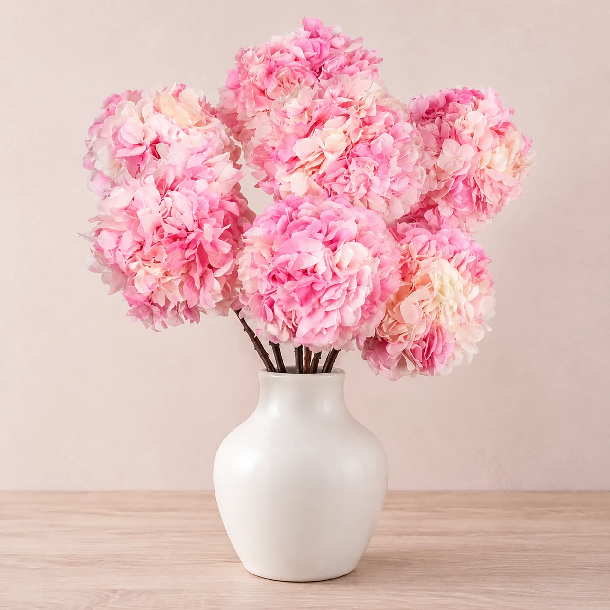 Pink Cloud Hydrangea Stems