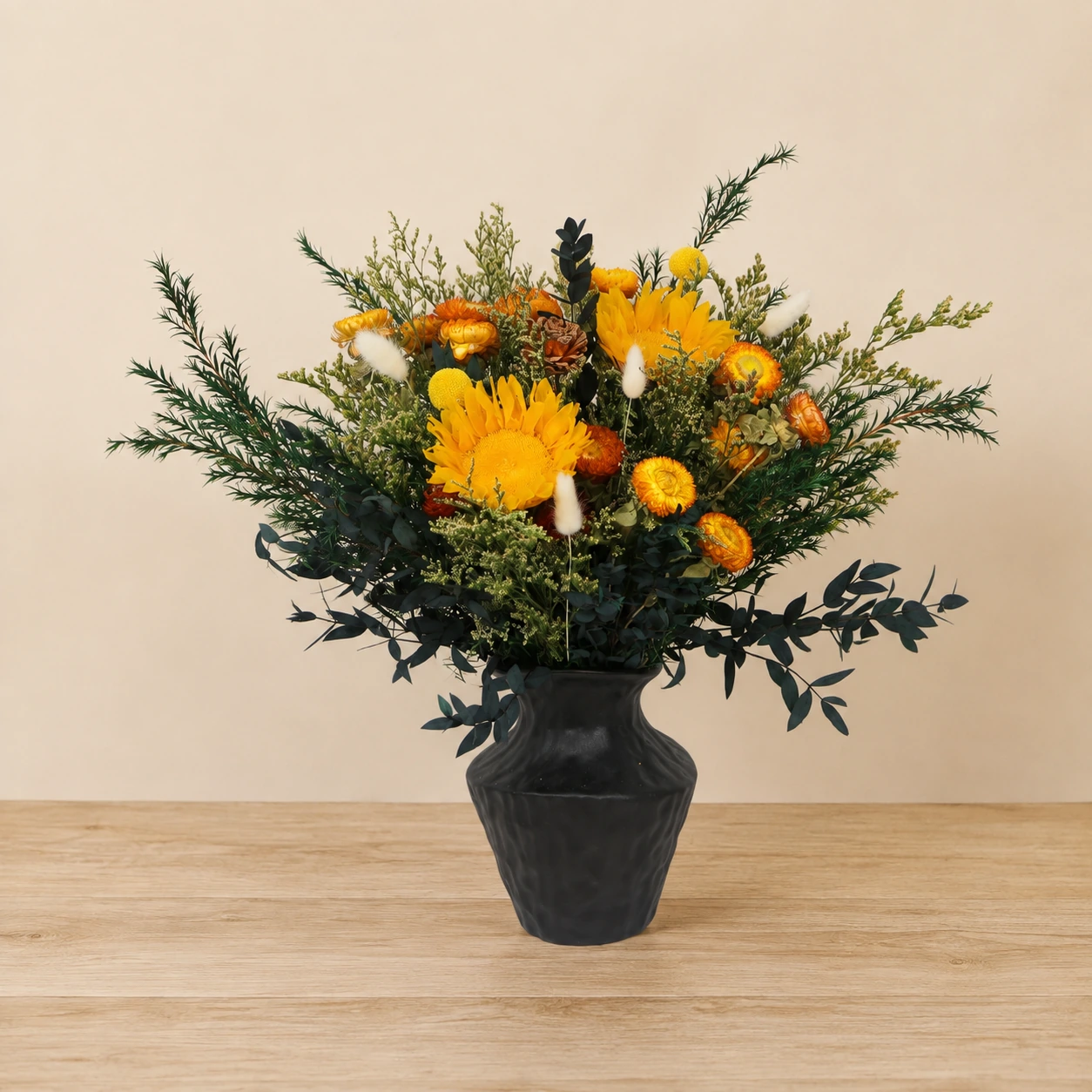 Saffron & Green Bouquet