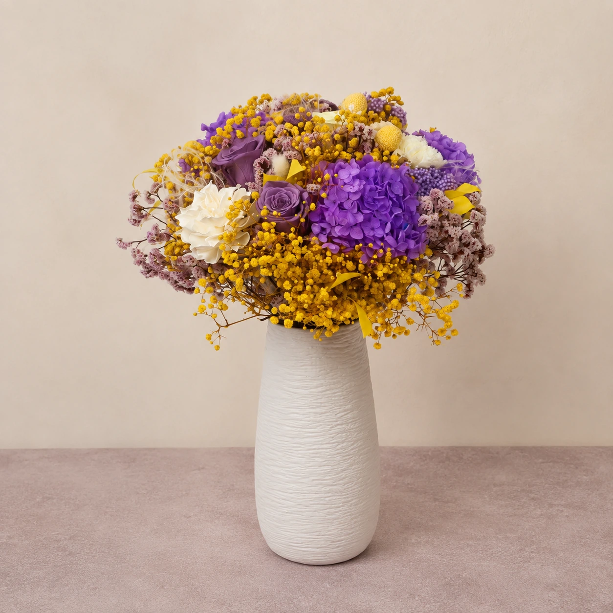 Sunlit Violet Bouquet