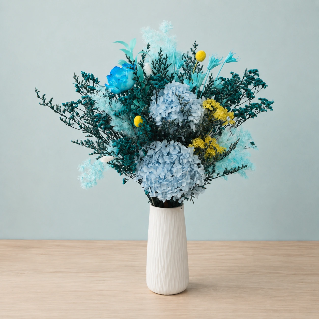 Teal Hydrangea Bouquet