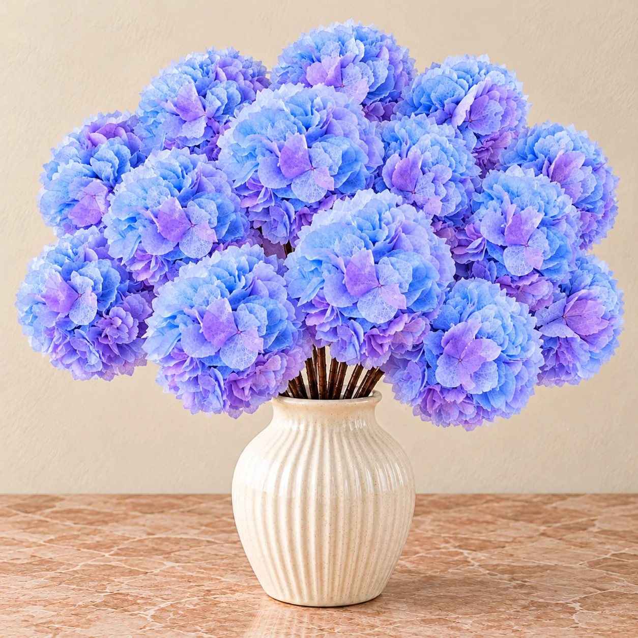 Twilight Blue Hydrangea Stems — a bundle of 14 stems