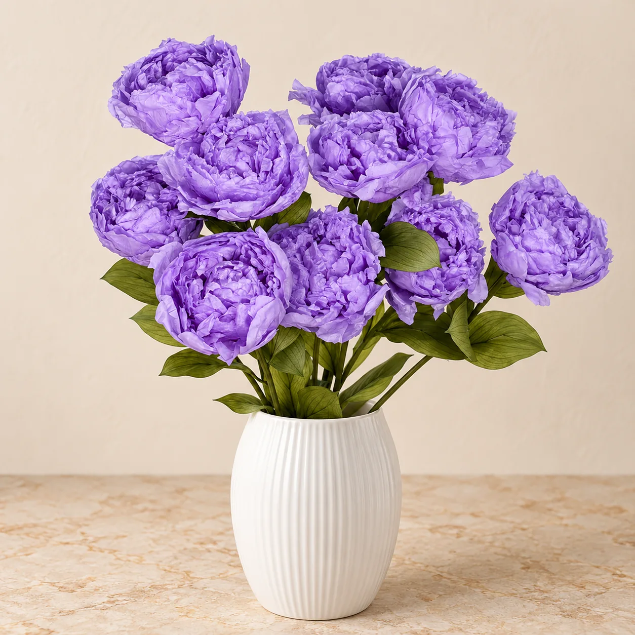 Violet Peony Stems