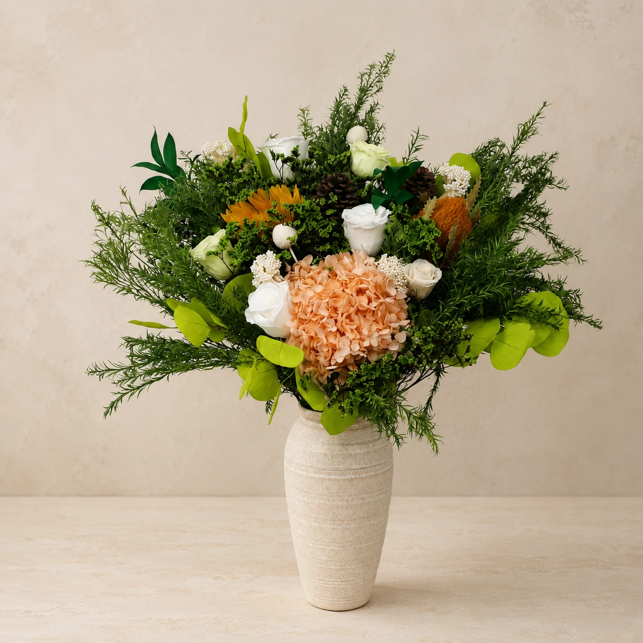 White & Verdant Grand Bouquet