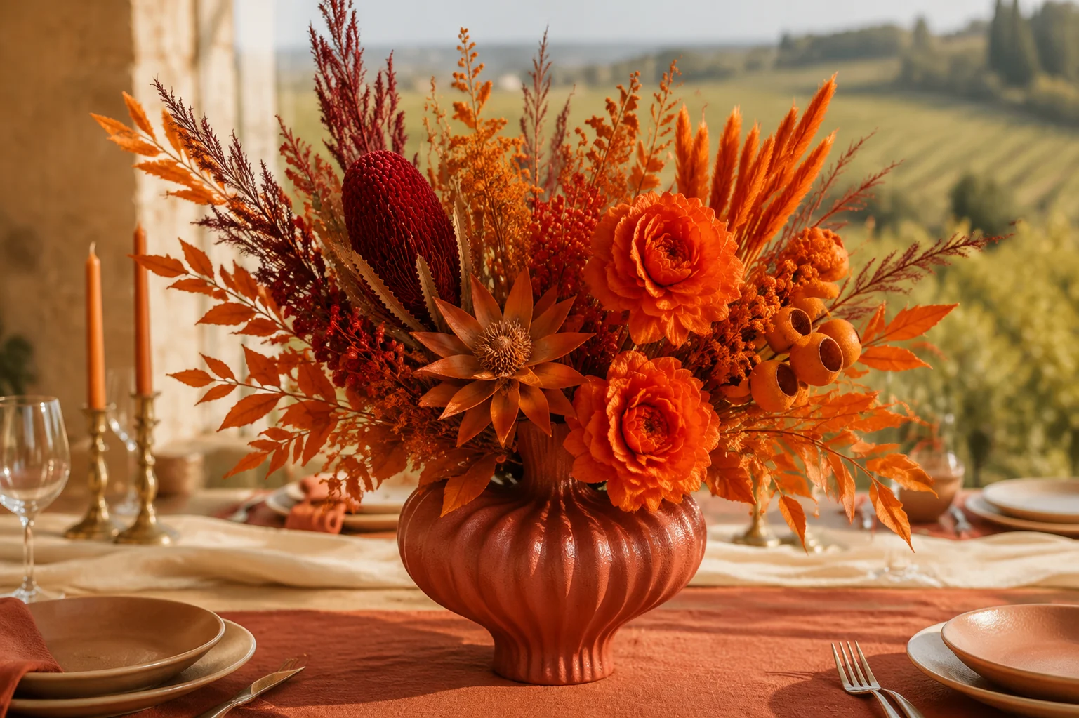 Sonoma, CA — Terracotta Autumn
