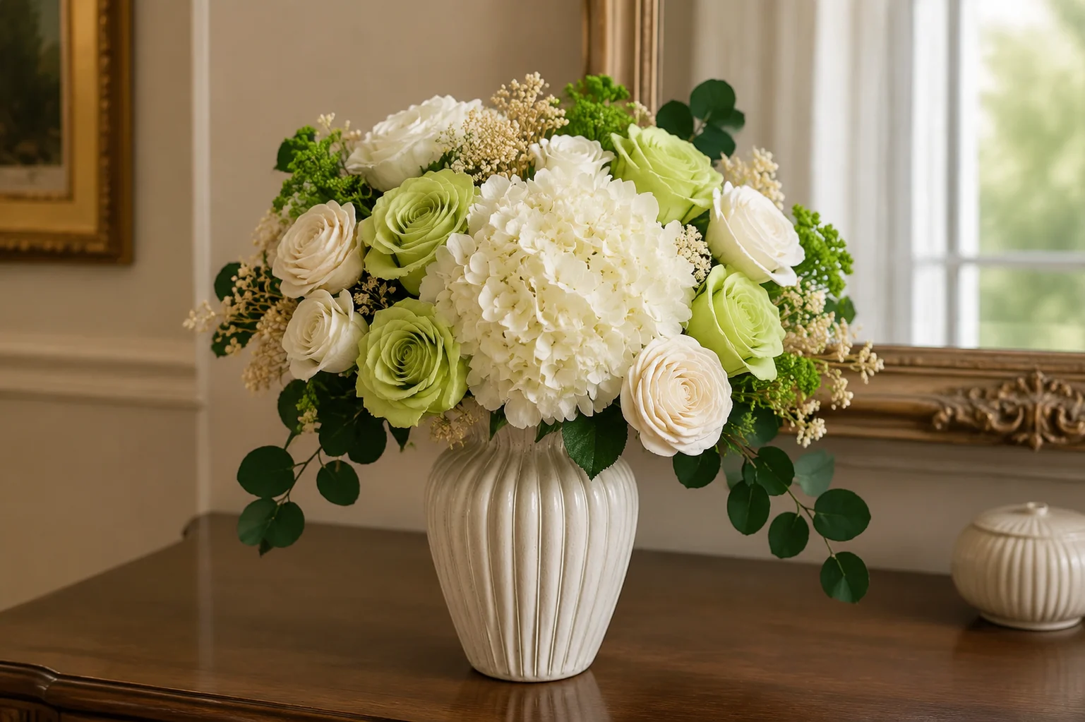 Five years on — same bouquet, entry console at home