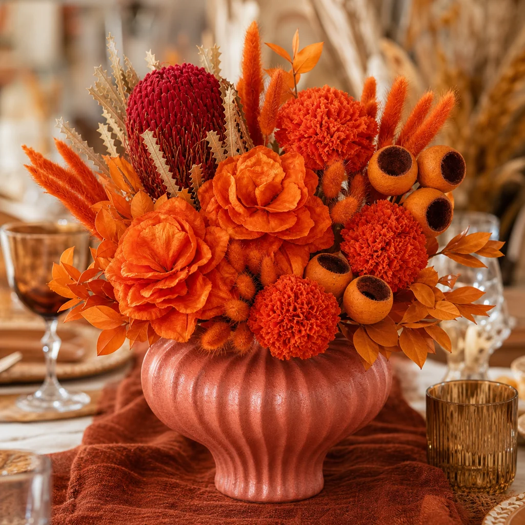 Terracotta Autumn bouquet