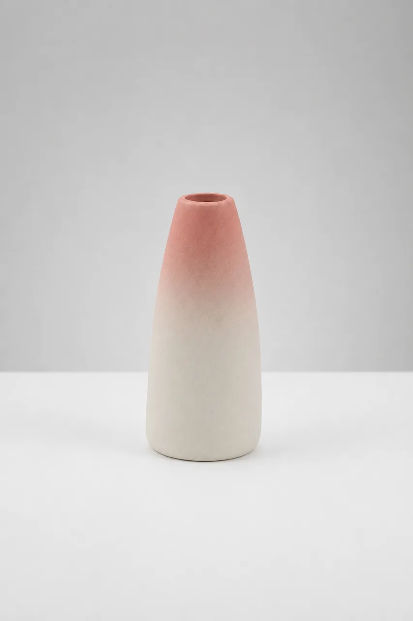 Pink Ombre Cone Vase