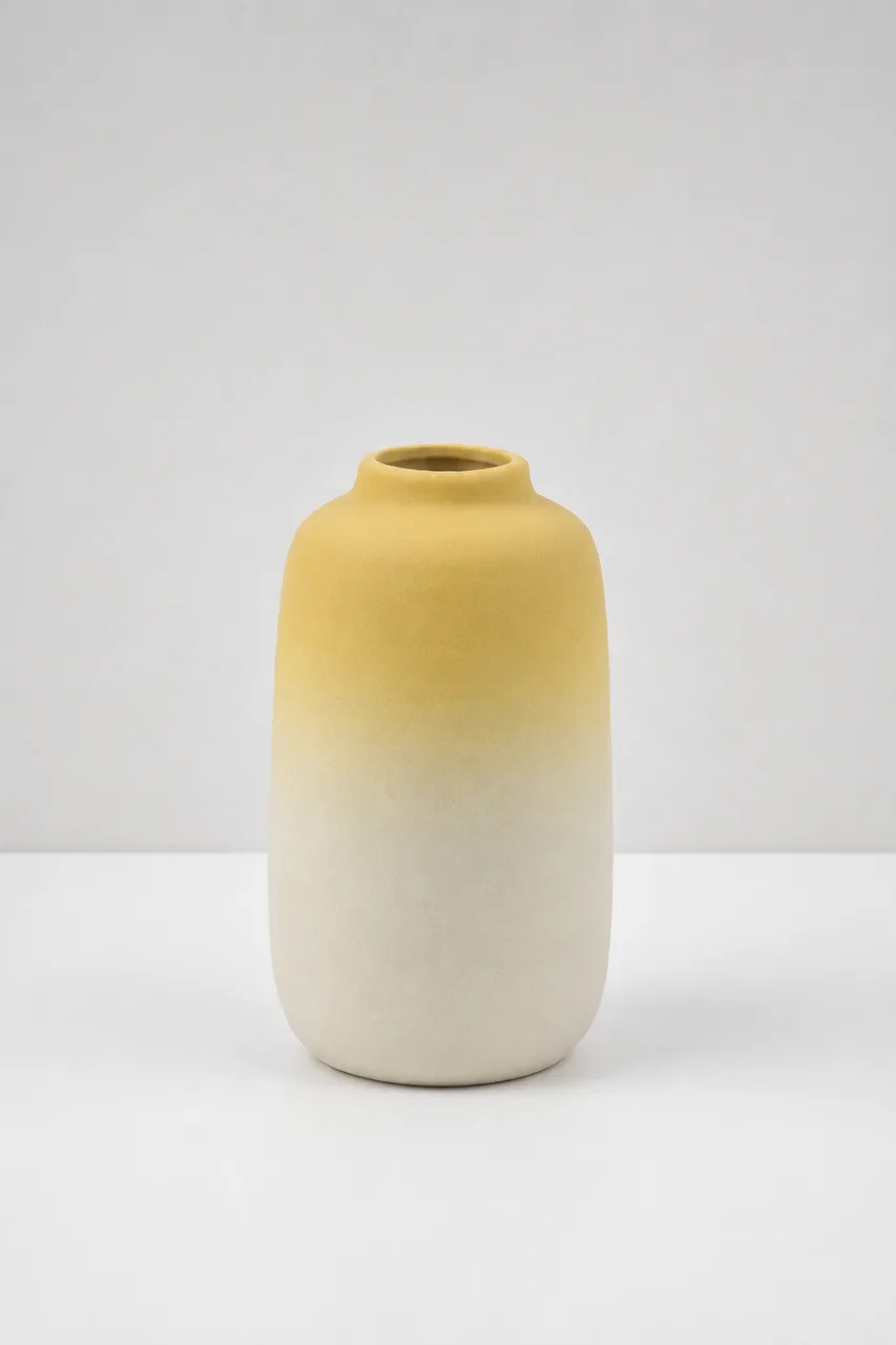 Yellow Ombre Capsule Vase